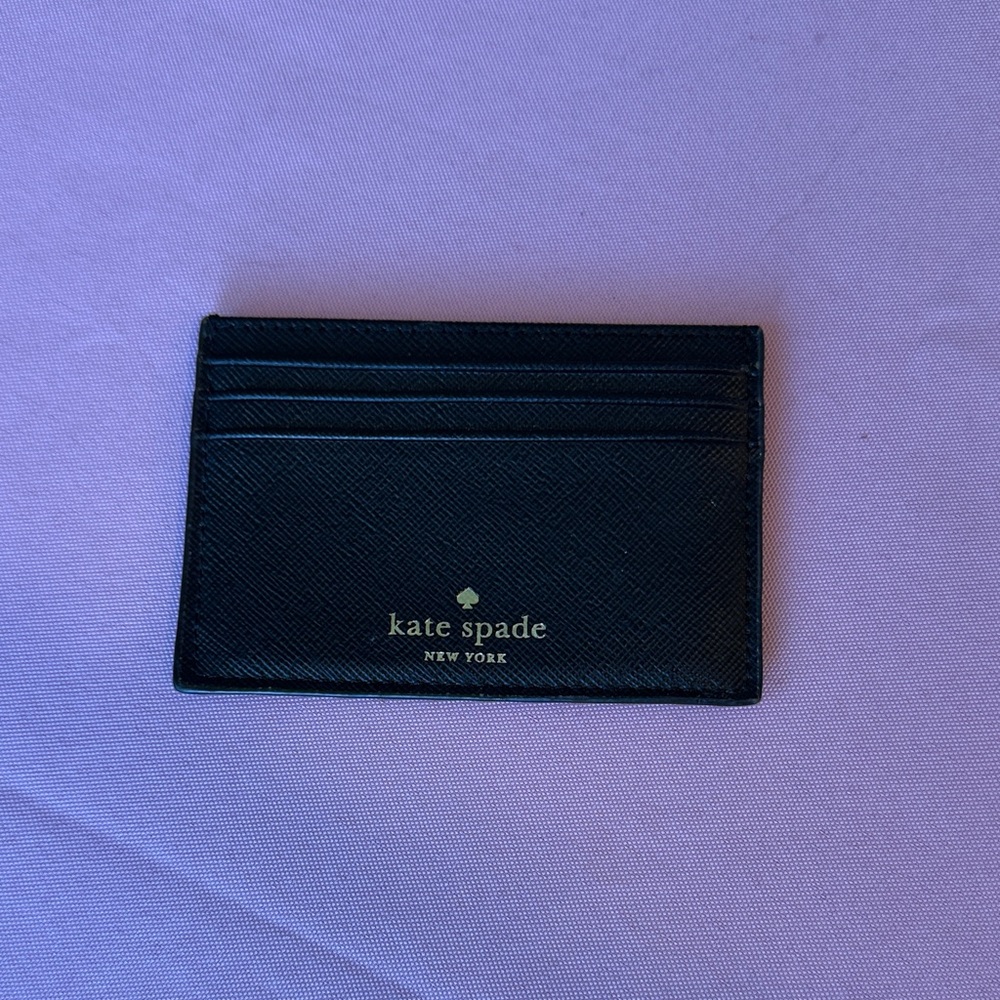 Kate Spade Midnight Black Card Wallet